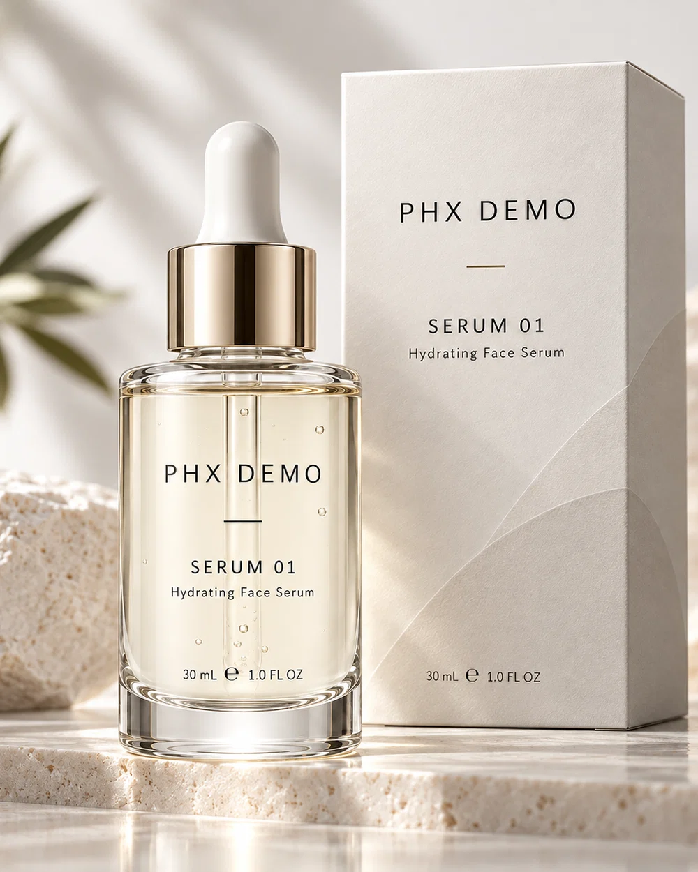 Serum product hero campaign still
